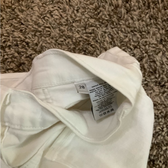 J Brand White Relaxed Straight Leg or Boot Cut Jeans Size 28 - Picture 4 of 10